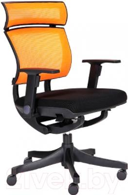 Кресло офисное Chairman Pull (черный/оранжевый)