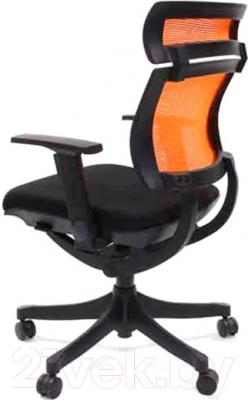 Кресло офисное Chairman Pull (черный/оранжевый)