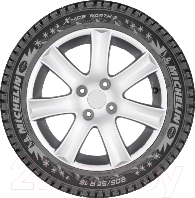 Зимняя шина Michelin X-Ice North 3 205/60R16 96T (шипы)