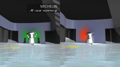 Зимняя шина Michelin X-Ice North 3 205/55R16 94T (шипы)