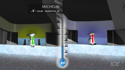 Зимняя шина Michelin X-Ice North 3 245/45R17 99T (шипы)