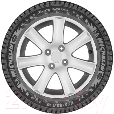 Зимняя шина Michelin X-Ice North 3 185/65R15 92T (шипы)