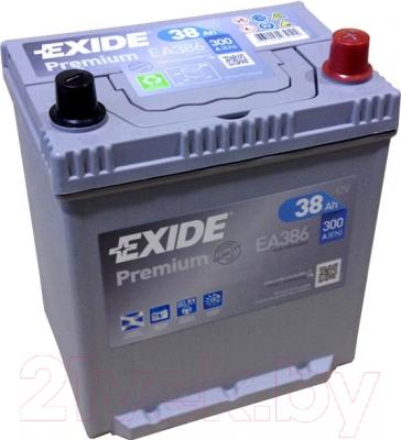 Автомобильный аккумулятор Exide Premium EA386 (38 А/ч)