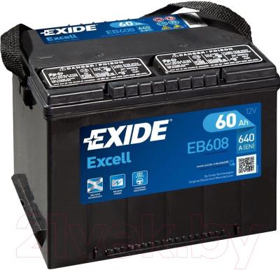 Автомобильный аккумулятор Exide Excell EB608 (60 А/ч)