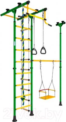 Детский спортивный комплекс Romana 31 ДСКМ-3-8.06.Т.490.01-61 (зеленый/желтый)
