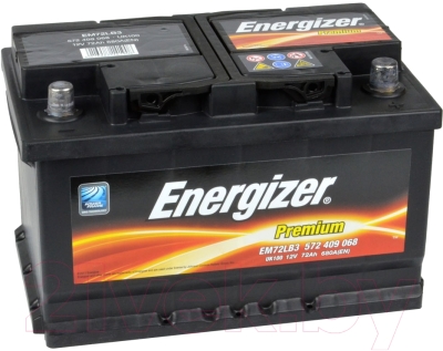 Автомобильный аккумулятор Energizer Premium 572409 / 541502000 (72 А/ч)