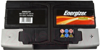 Автомобильный аккумулятор Energizer Premium 580406 / 542919000 (80 А/ч)