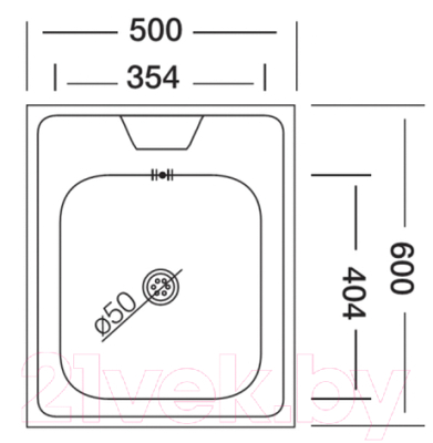 Мойка кухонная КромРус S 408 RUS