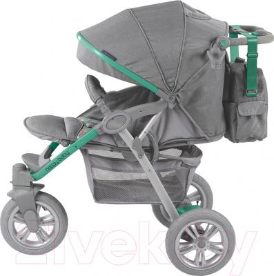 Детская прогулочная коляска Happy Baby Neon Sport (зеленый)
