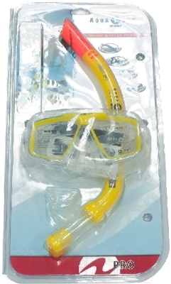 Набор для плавания Aqua Lung Sport Cozumel Pro + Airent Pro 60719 (желтый)