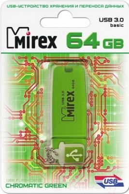 Usb flash накопитель Mirex Chromatic Green 64GB (13600-FM3CGN64)