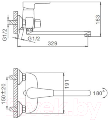 Смеситель Frap H30-4 F2230-4