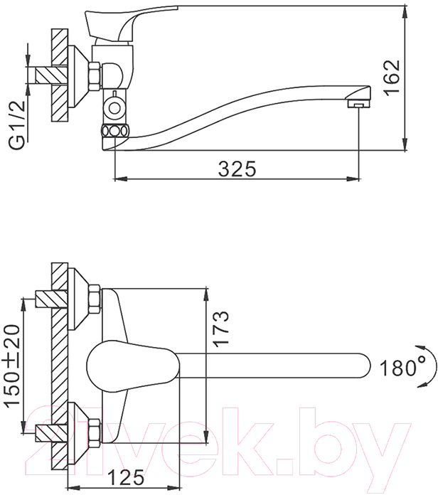 Смеситель Frap H14 F2114-B