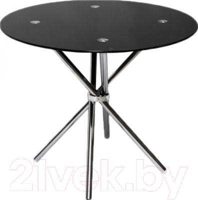 Обеденный стол Седия Selia 90x76 (хром/черный)