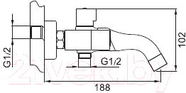 Смеситель Gappo G3249