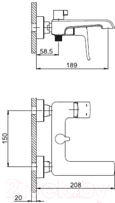 Смеситель Gappo G3250