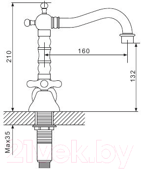 Смеситель Gappo G1163-6