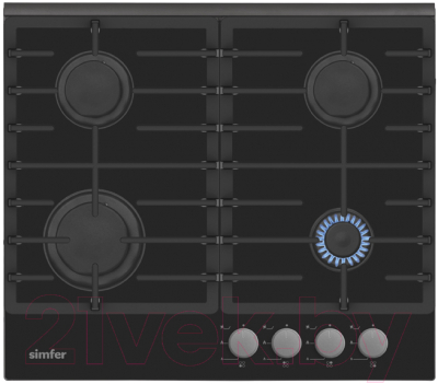 Газовая варочная панель Simfer H60H40B511