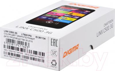 Смартфон Digma Linx C500 3G (графит)