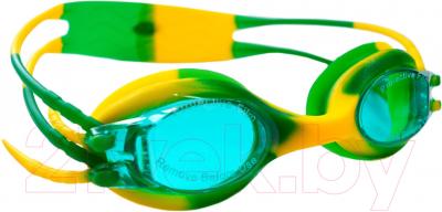 Очки для плавания Sabriasport G815 (желтый/зеленый)