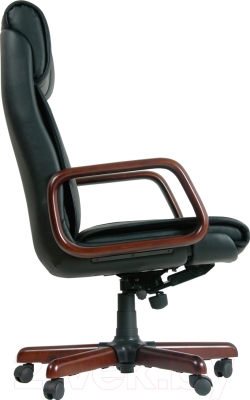 Кресло офисное Chairman 419 (черный, кожа)