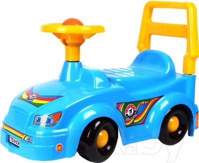 Каталка детская ТехноК Автомобиль для прогулок 2483 (синий)