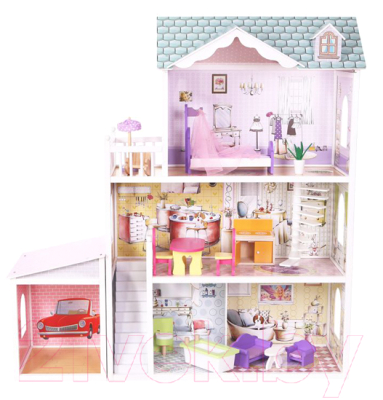 Кукольный домик Eco Toys Delia Luxure с гаражом 4108GARAGE