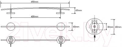 Держатель для полотенца Bemeta Alfa 102402052