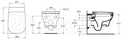 Унитаз подвесной Ideal Standard Active T319501