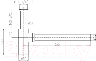 Сифон Slezak RAV MD0232CMAT