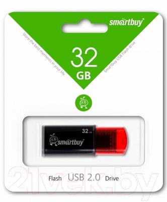 Usb flash накопитель SmartBuy Click 32Gb Black (SB32GBCL-K)