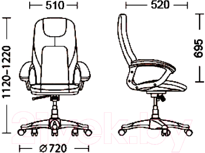 Кресло офисное Nowy Styl Forsage (Eco-72)