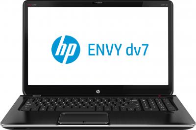 Ноутбук HP ENVY dv7-7387er (D6W92EA) - фронтальный вид