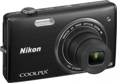 Компактный фотоаппарат Nikon Coolpix S5200 Black - общий вид