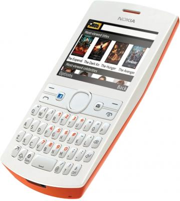 Мобильный телефон Nokia 205 Orange-White - общий вид