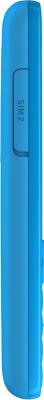 Мобильный телефон Nokia 206 (голубой) - боковая панель