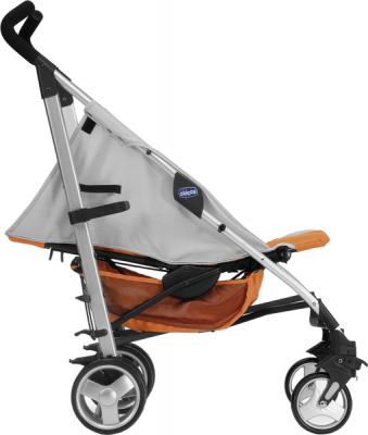 Детская прогулочная коляска Chicco Lite Way (Brown) - с опущенной спинкой (Lite Way Complete Orange)