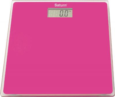 Напольные весы электронные Saturn ST-PS1247 (Pink) - общий вид