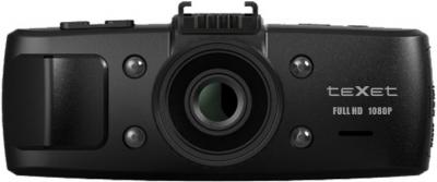Автомобильный видеорегистратор Texet DVR-701FHD Black - фронтальный вид