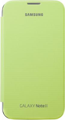 Чехол-книжка Samsung Flip Cover N7100 Green - общий вид