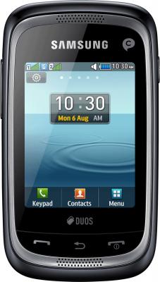 Мобильный телефон Samsung Champ Neo Duos / C3262 (черный) - общий вид