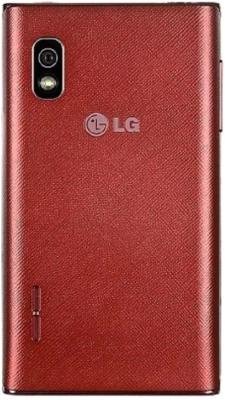 Смартфон LG E615 Optimus L5 Dual (Red-White) - задняя крышка