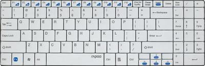 Клавиатура Rapoo E9070 (белый) - вид спереди