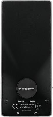 MP3-плеер Texet T-489 (4GB, черный) - вид сзади