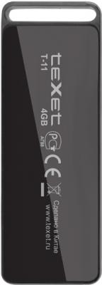 MP3-плеер Texet T-11 (4GB) Black - вид сзади