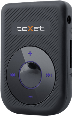 MP3-плеер Texet T-129 (4GB) Black - вид сбоку