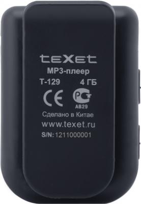 MP3-плеер Texet T-129 (4GB) Black - вид сзади