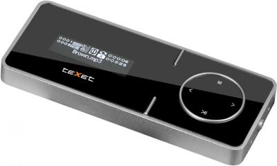 MP3-плеер Texet T-179 (4Gb) Silver - вид сбоку