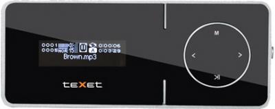 MP3-плеер Texet T-179 (4Gb) Silver - вид спереди