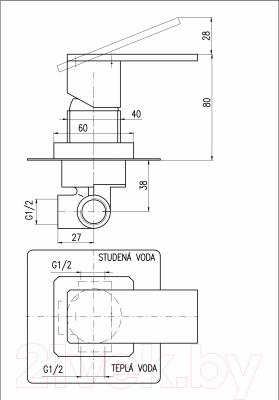 Смеситель Slezak RAV Loira LR583